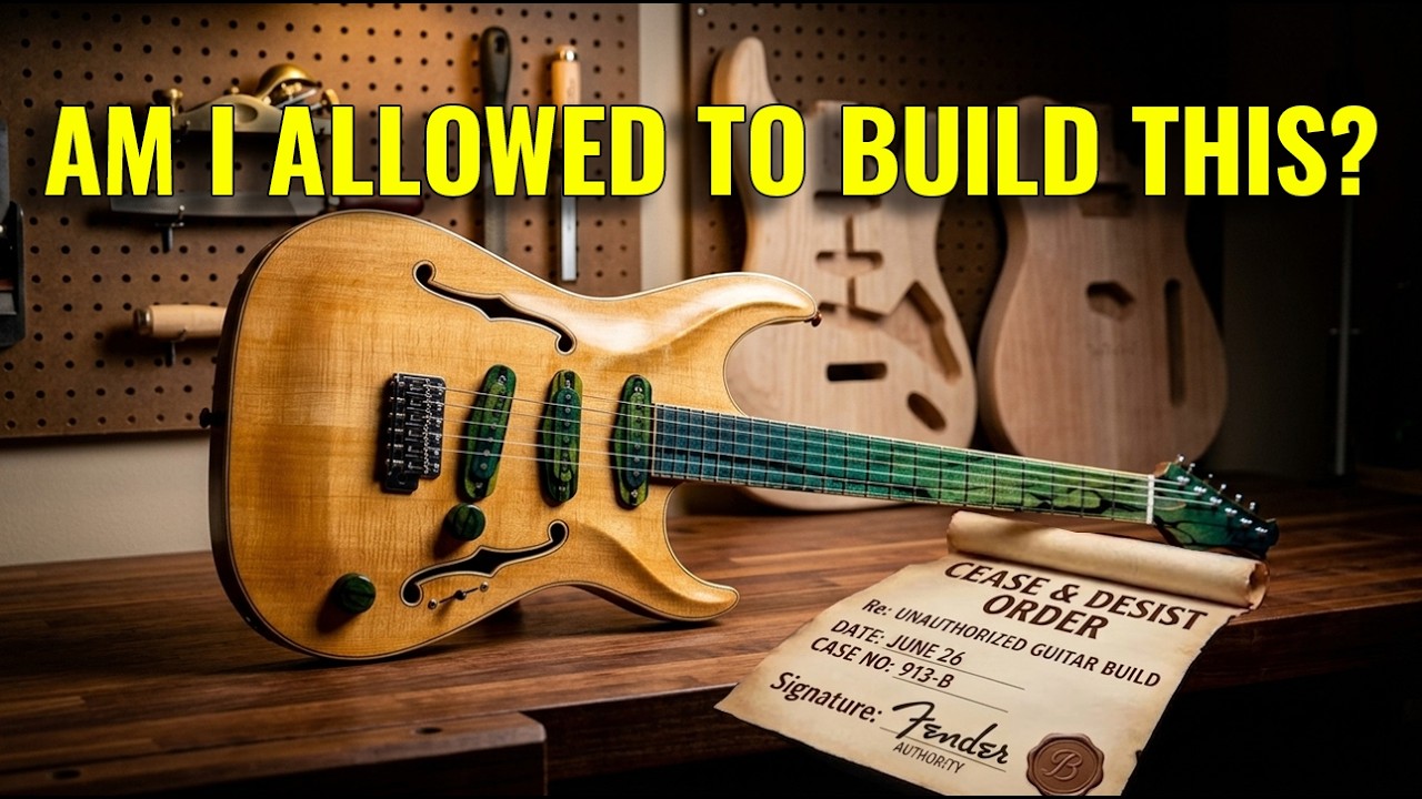 Fender недовольны тем, что я собрал эту гитару...