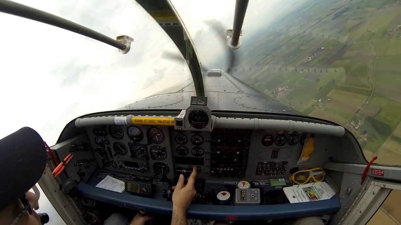 Pilatus Porter PC6T - Startup, takeoff and landing.