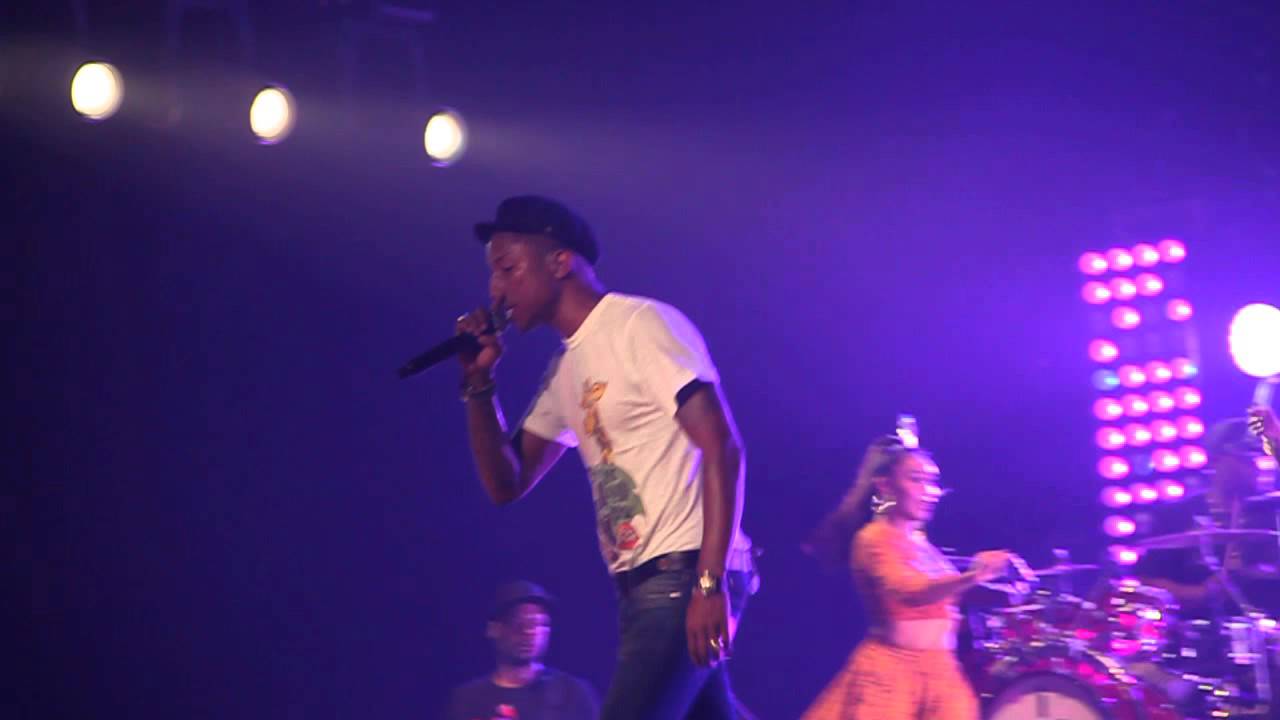 Pharrell Williams - Get Lucky (Part 1) Live in Singapore