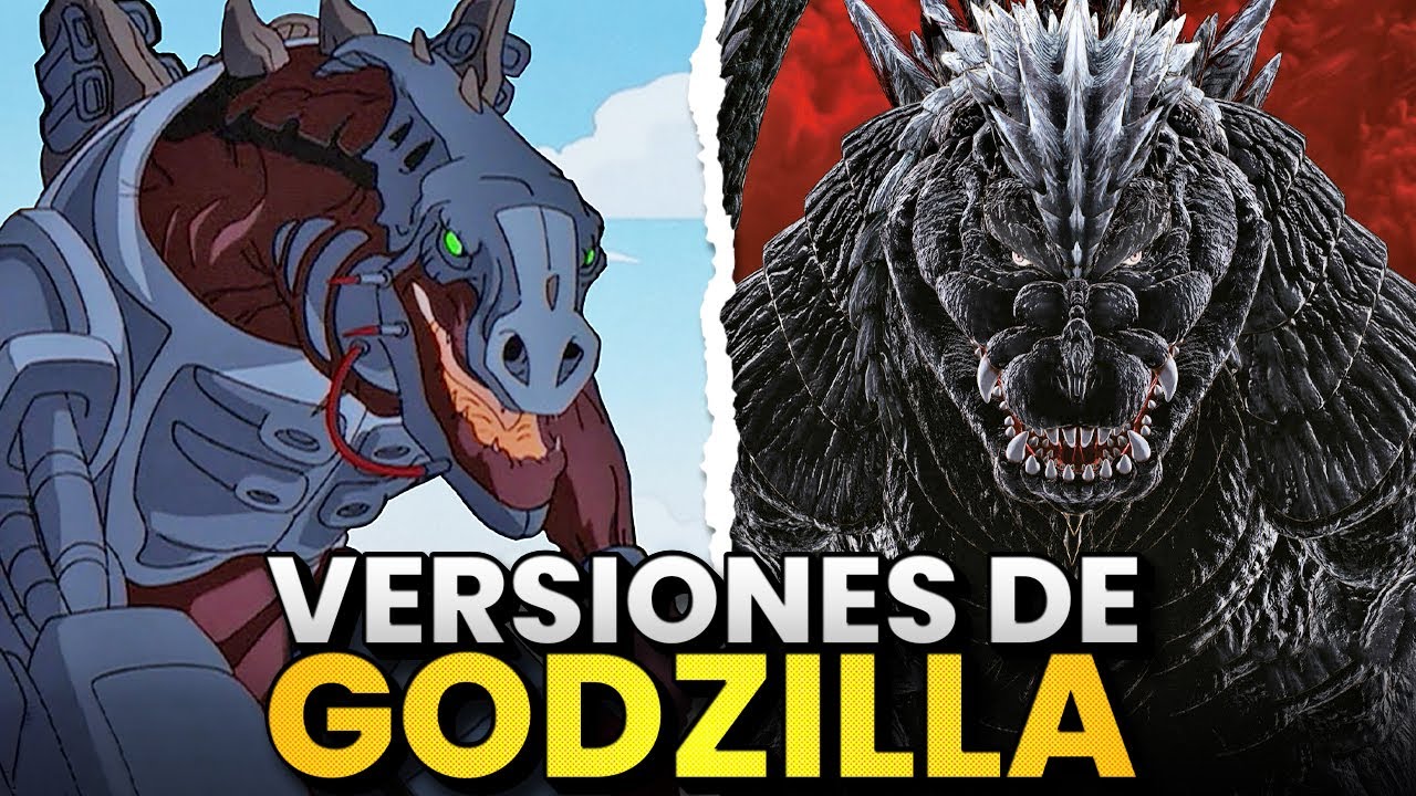 Todas Las Versiones ANIMADAS de GODZILLA