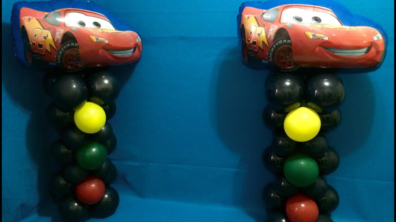 Cars Balloon Columns! Lightning McQueen