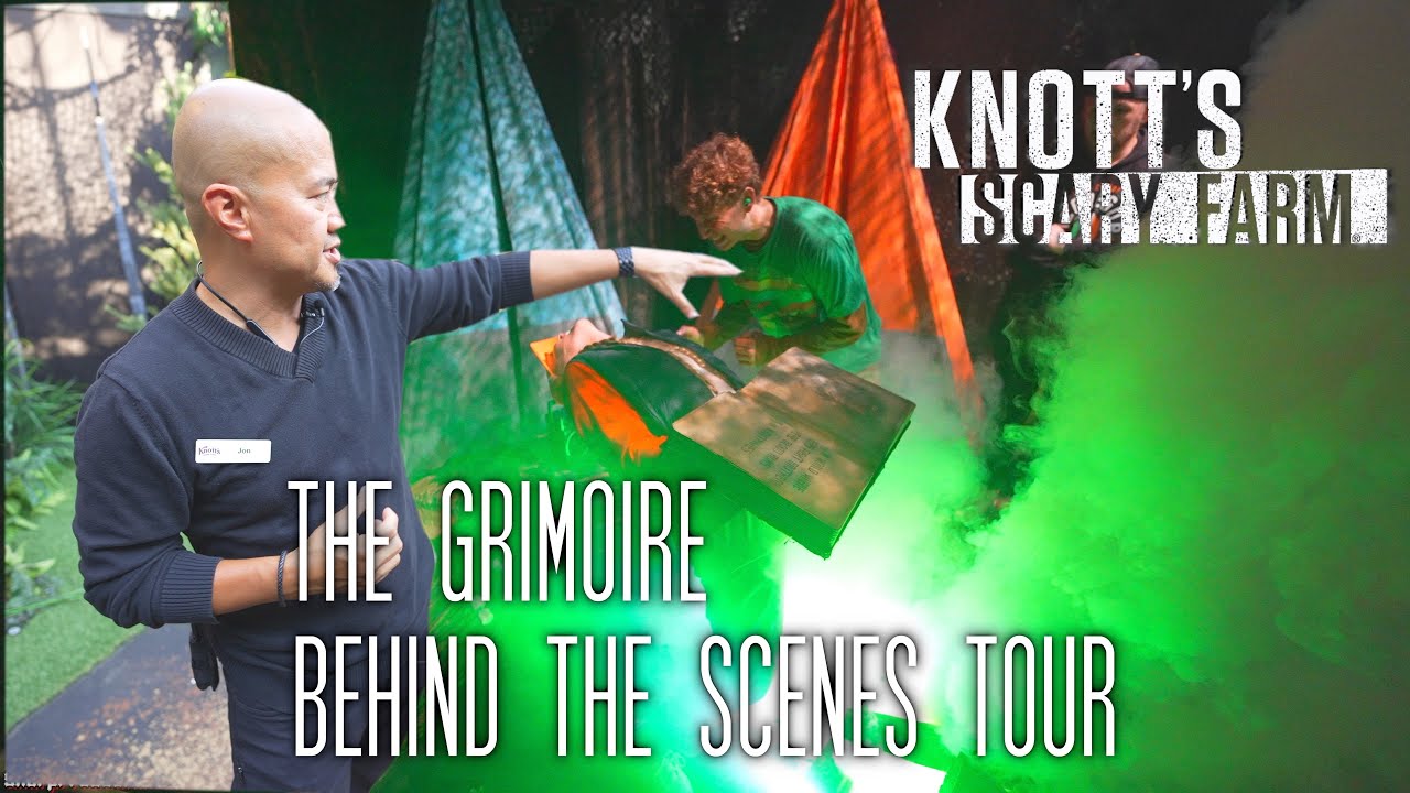The Grimoire maze daytime tour at Knott's Scary Farm 2022