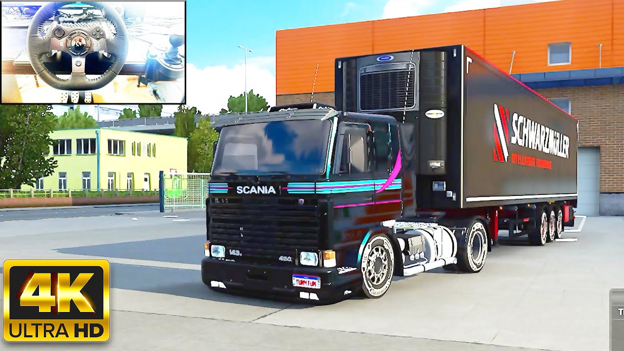 Euro Truck Simulator 2 Scania 143M Logitech G920 + Shifter Gameplay!