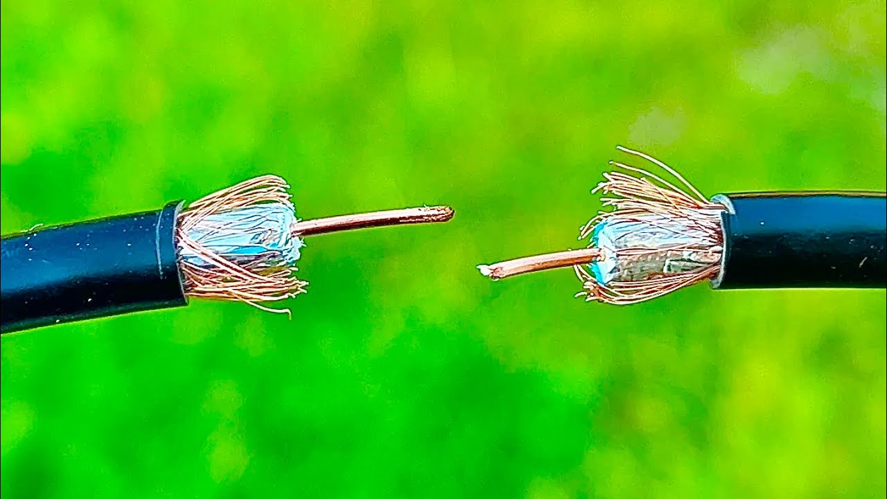 Here Comes The Repairman's Secret Trick! Connect Tv Antenna Cable Correctly & Firmly