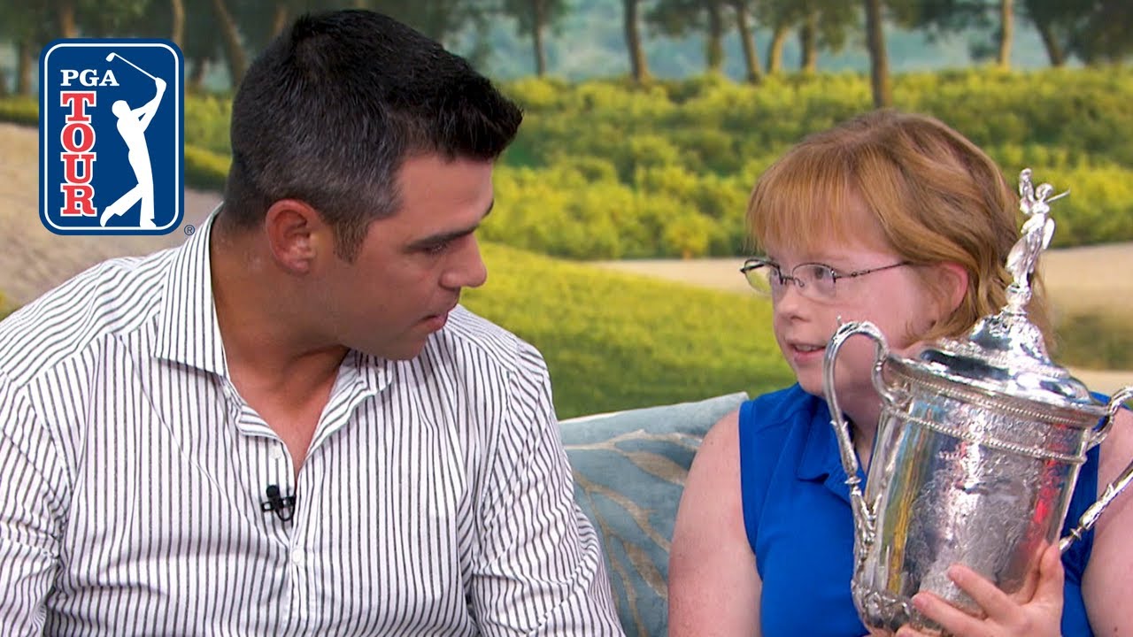 Gary Woodland and Amy Bockerstette | Paying it forward