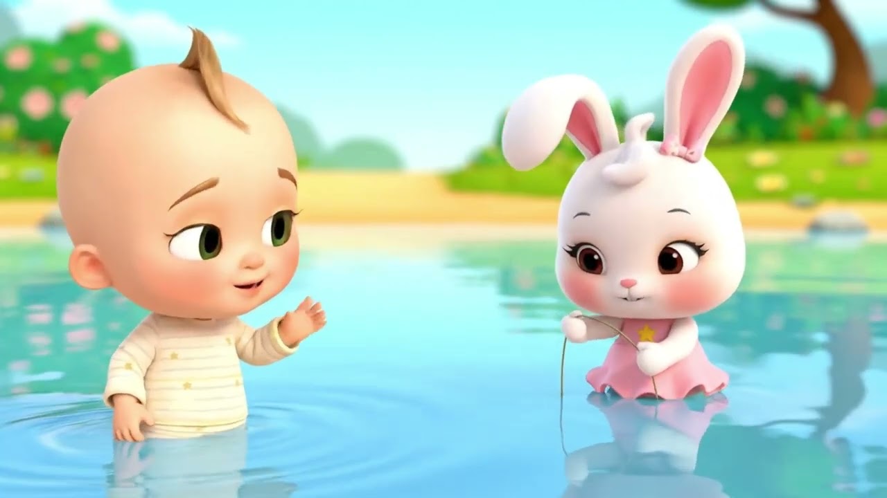 Melody Goes Fishing 🎣🐰 | Fun Kids Song & Cute Bunny Adventure