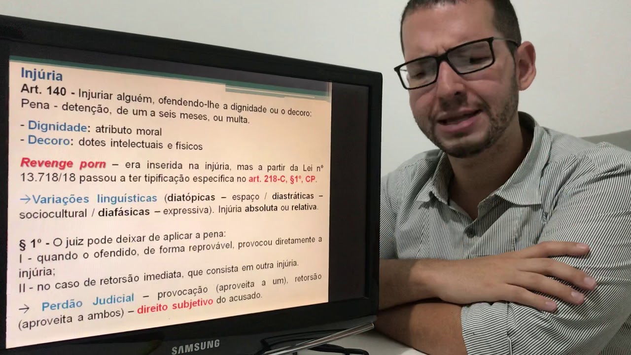 Penal 3 - Crimes contra a Honra (Parte V): A Injúria (Art. 140 do CP)