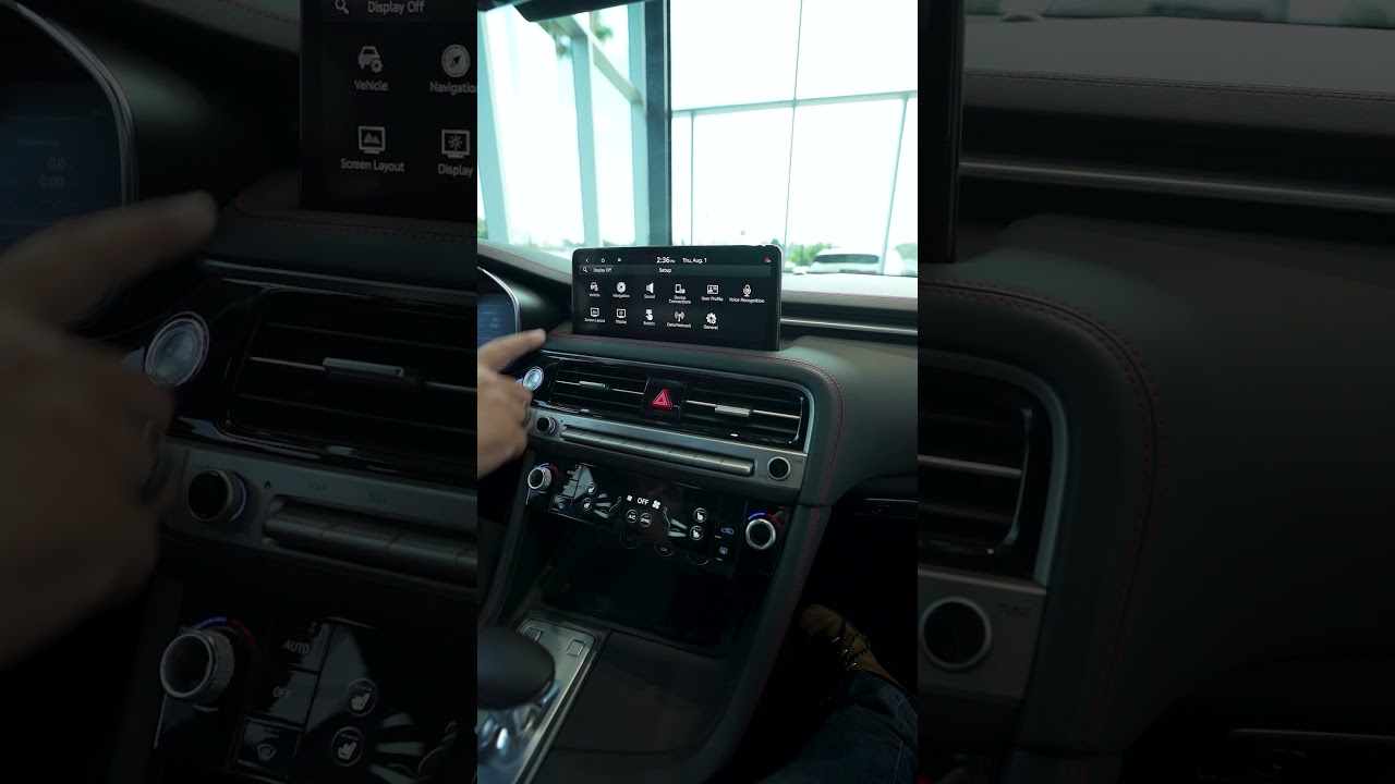 Genesis G70 2025: функция включения/отключения Smart Trunk #shorts #genesis