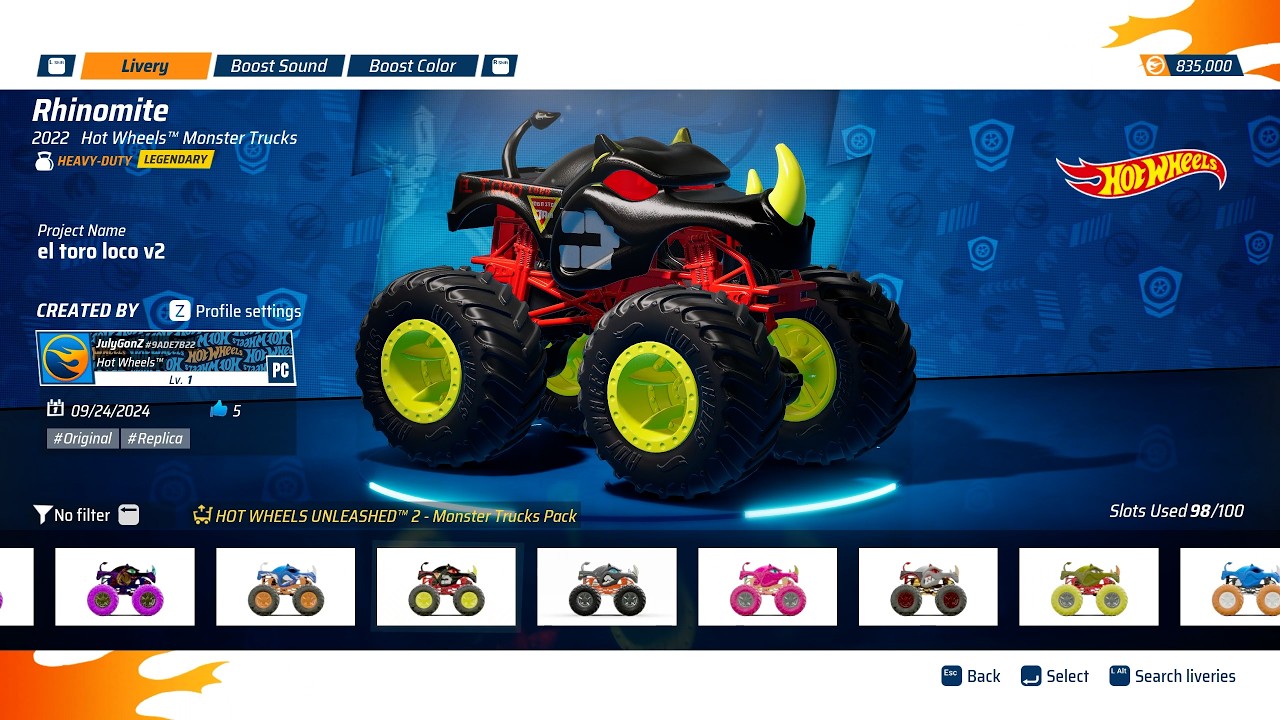 Hot Wheels Unleashed 2: Monster Trucks Rhinomite PC Gameplay!
