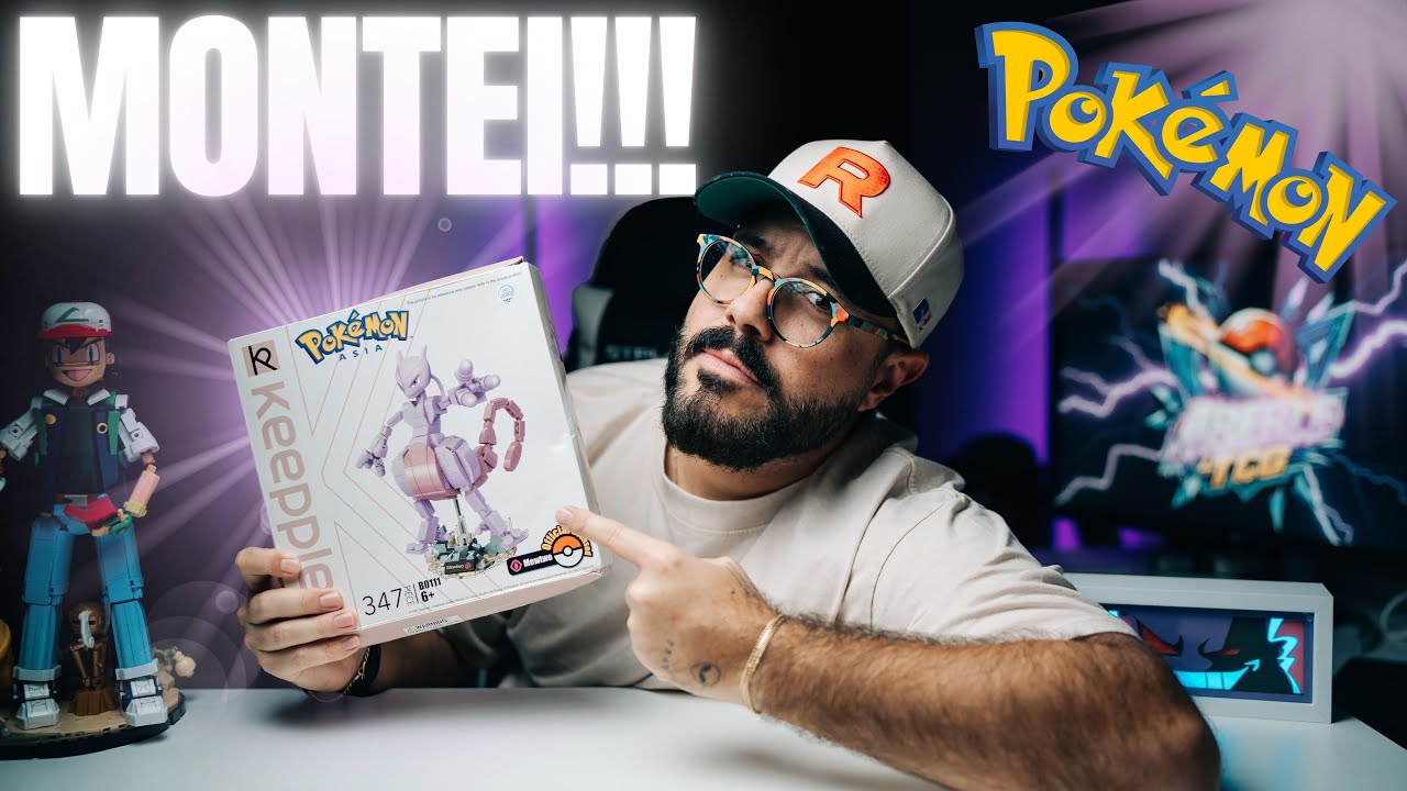 🟣 Montei o LEGO do Mewtwo e o Resultado Ficou INSANO | Pokémon