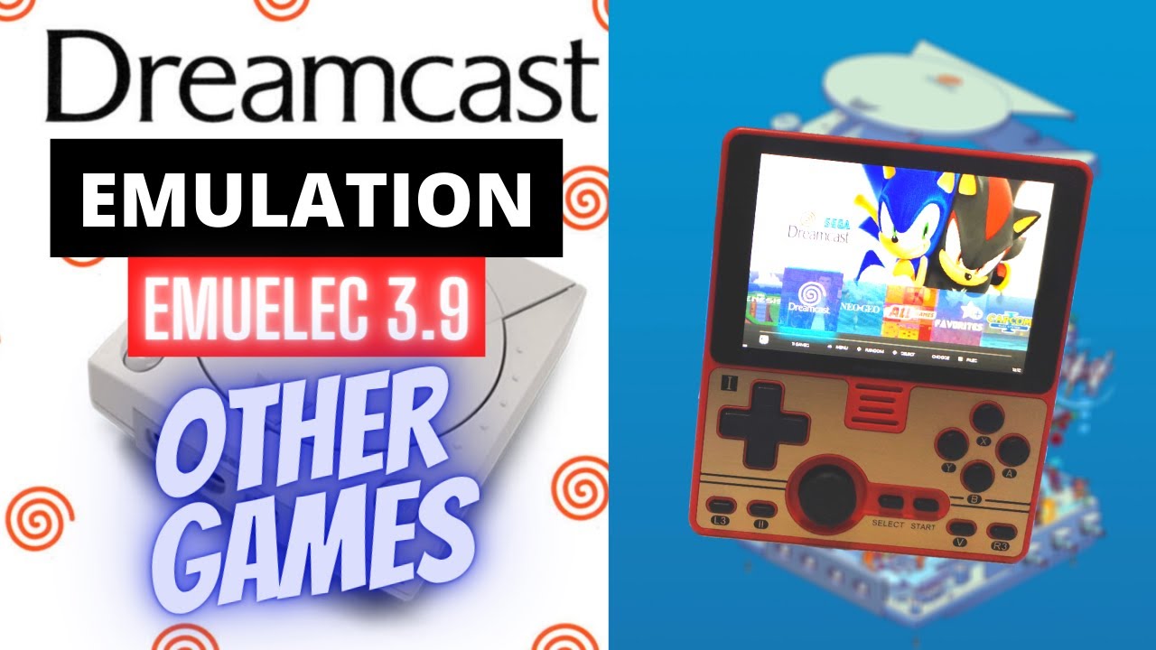 POWKIDDY RGB20 DREAMCAST EMULATION TEST EMUELEC 3.9 OTHER GAMES