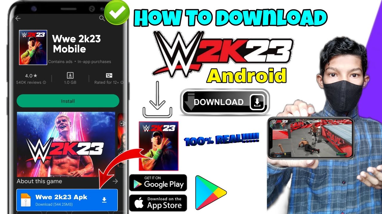 WWE 2K23 FOR ANDROID | HOW TO PLAY WWE 2K23 MOBILE ON ANDROID | WWE 2K23