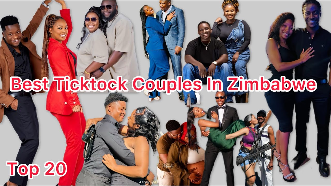 ‼️Top 20 Best Ticktock Couples in Zimbabwe 🇿🇼 Most beautiful Zim Couples 🔥TrendyCouples