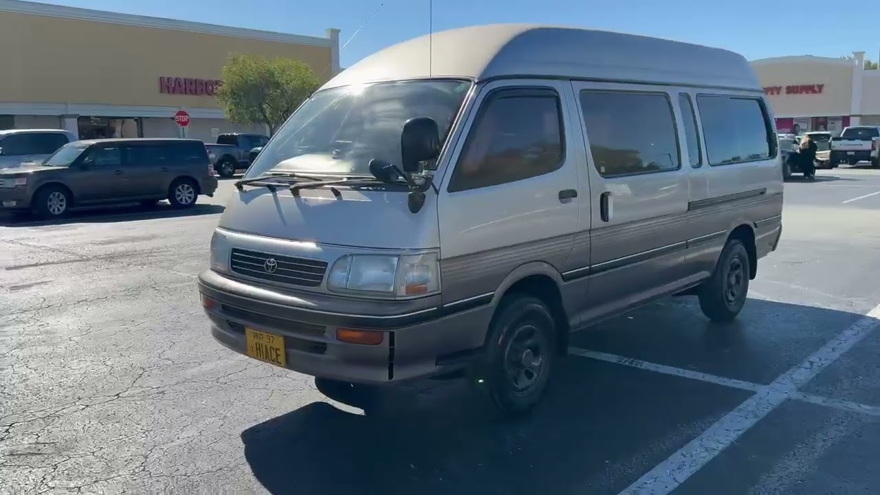1995 Toyota Hiace Grand Cabin G, 3.0 1KZTE turbo diesel, 5 speed manual trans, 4wd