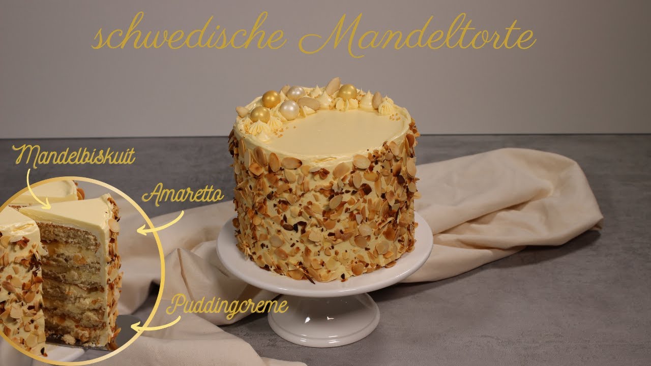 Schwedische Mandeltorte abgewandelt | Almondy | mandeltårta