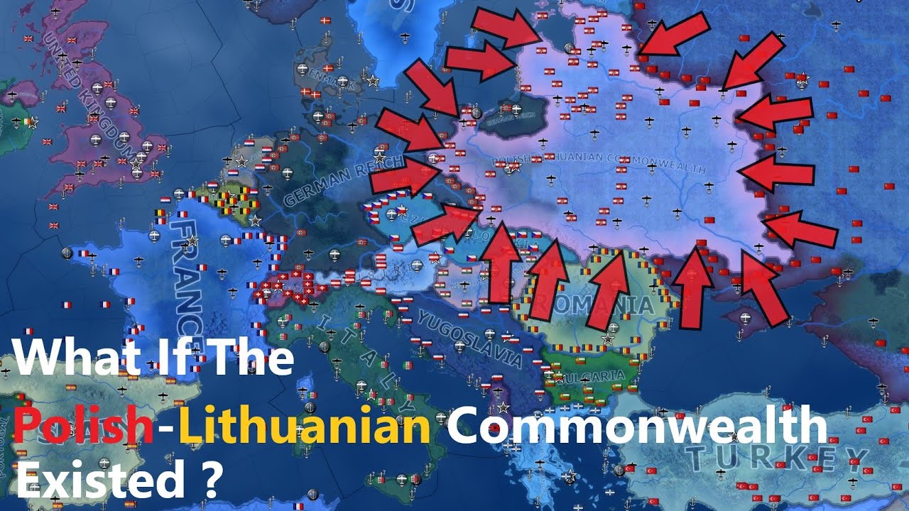 What If the Polish Lithuanian Commonwealth Existed In 1939? Hoi4 Timelapse