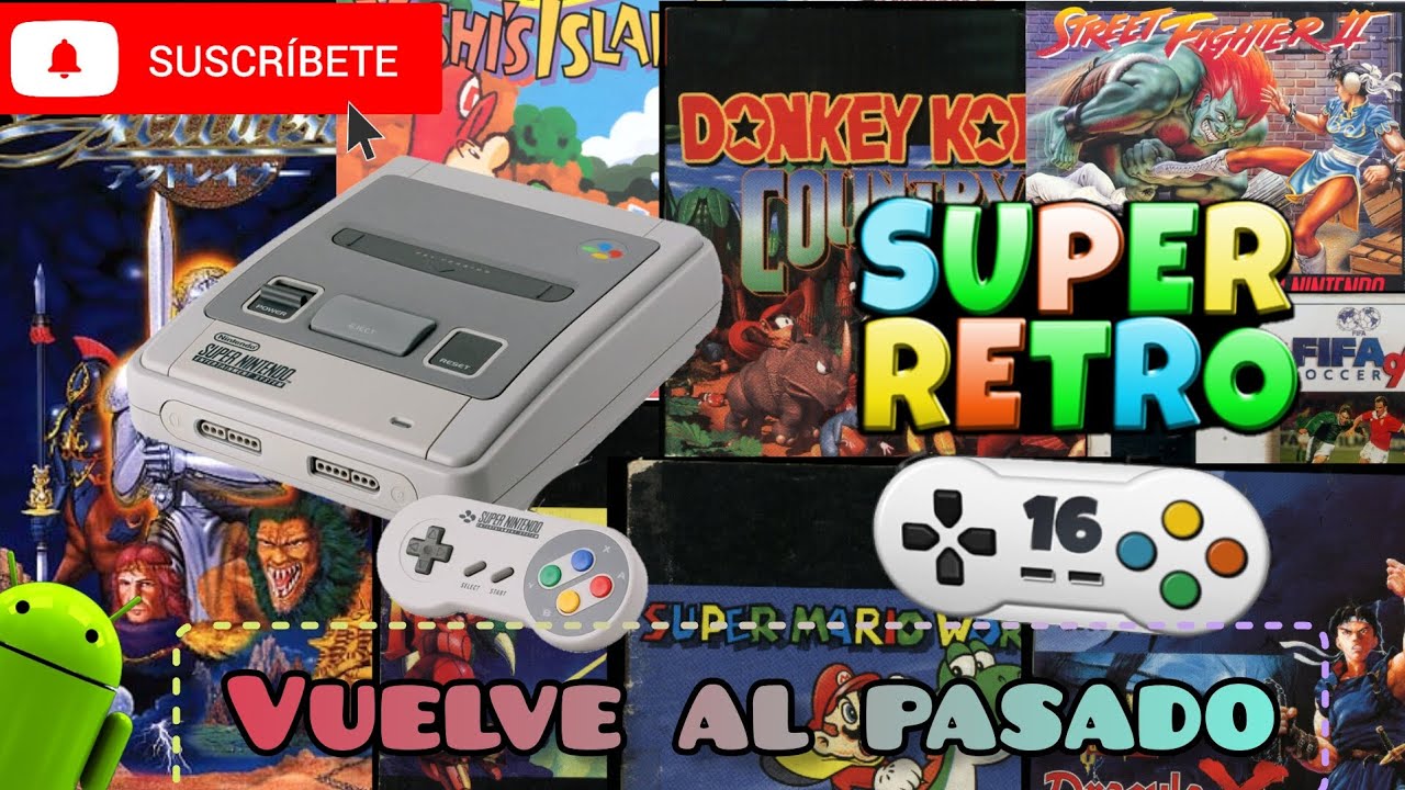EMULADOR SUPER RETRO 16, PASO A PASO PARA INSTALAR LOS JUEGOS DE SUPER NINTENDO EN TU ANDROID ✅️