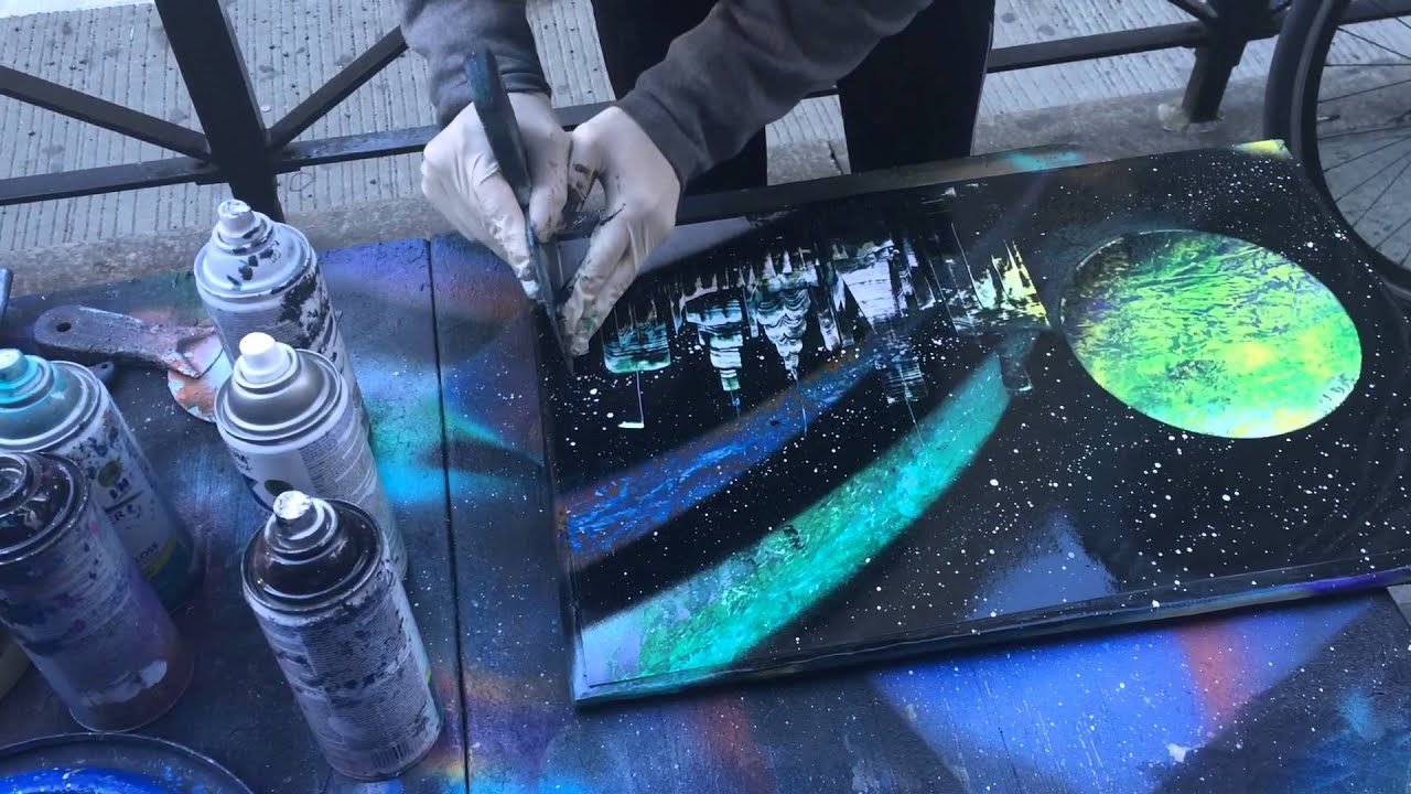 AMAZING SPRAY PAINT ART IN NEW YORK CITY