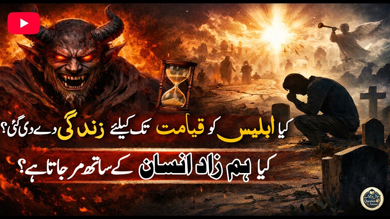 ابلیس کو قیامت تک زندگی کیوں دی گئی؟ | کیا ہمزاد انسان کے ساتھ مر جاتا ہے؟