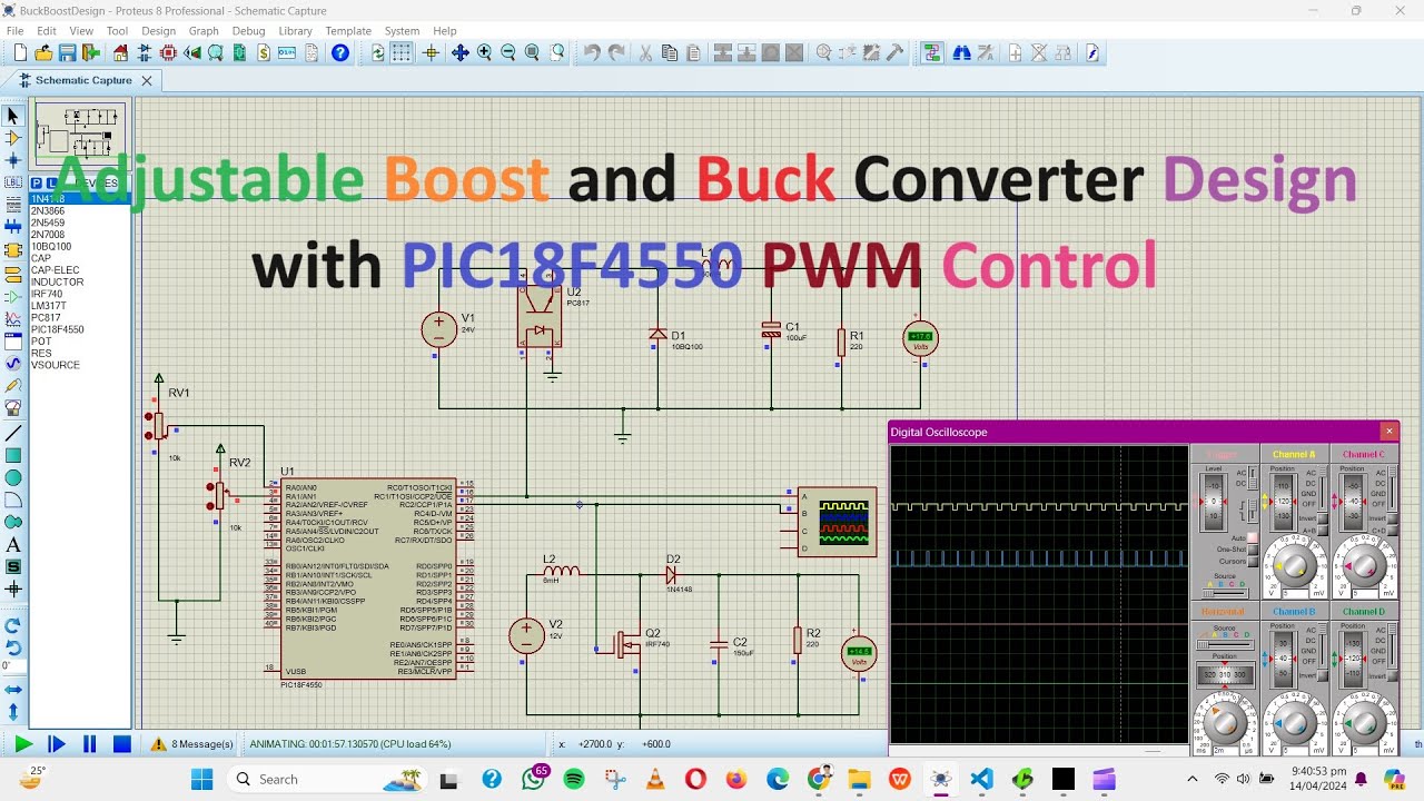 Ultimate Guide to Adjustable Boost and Buck Converter Design with PIC18F4550 PWM Control