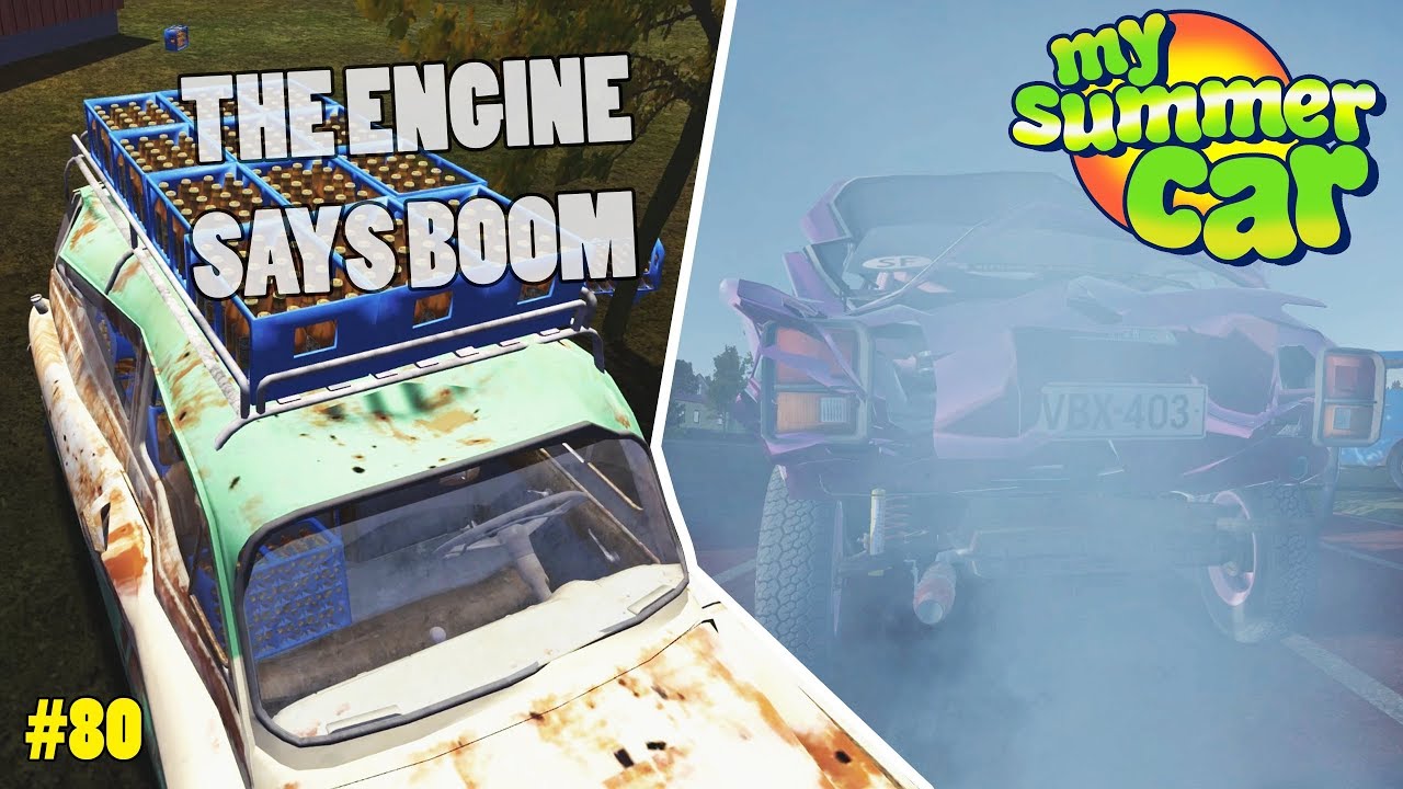 Blue Smoke - Piston Replacement - Beer Rack | My Summer Car Shenanigans