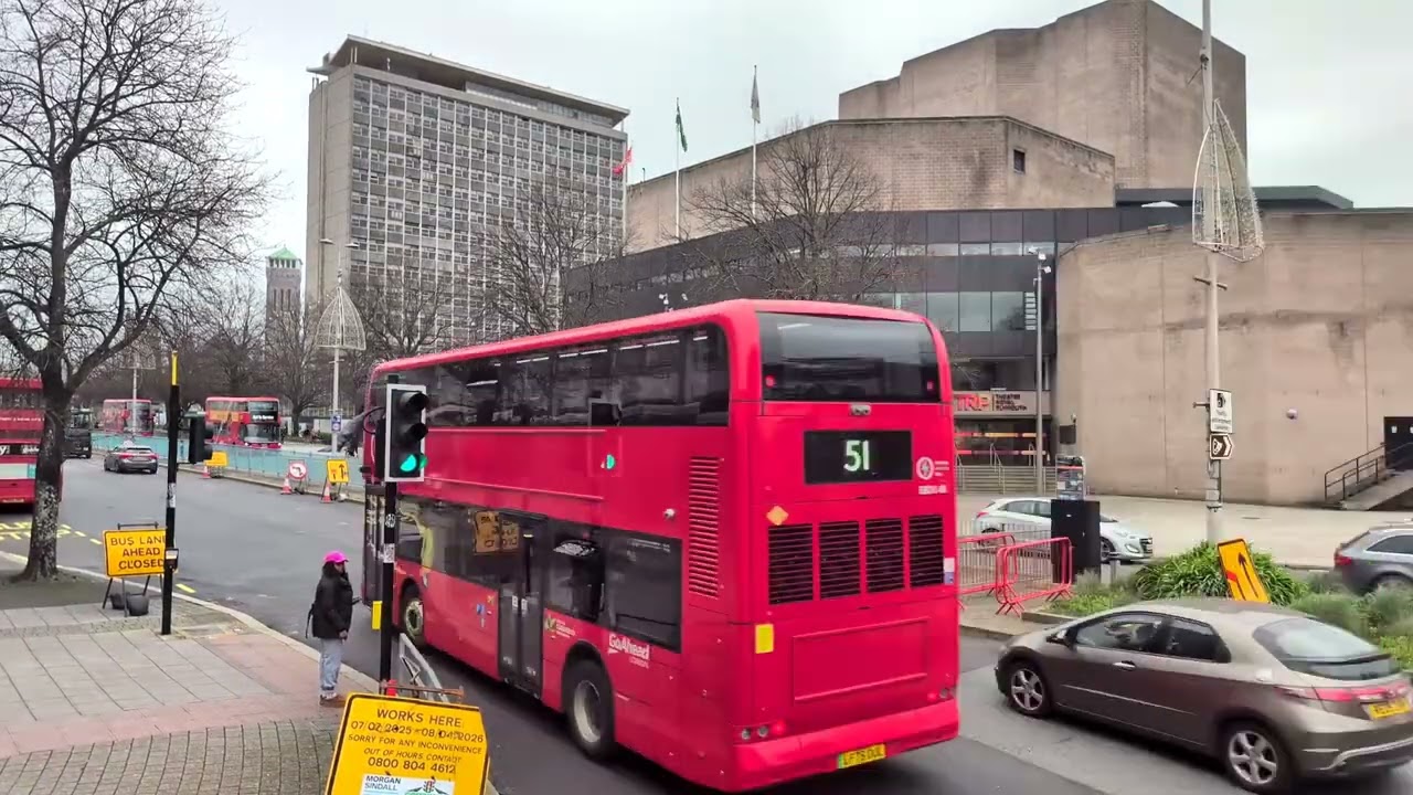 Route Visual | Route 21A: Barne Barton - Plympton via Plymouth City Centre | EBD141 (LA25EXM)