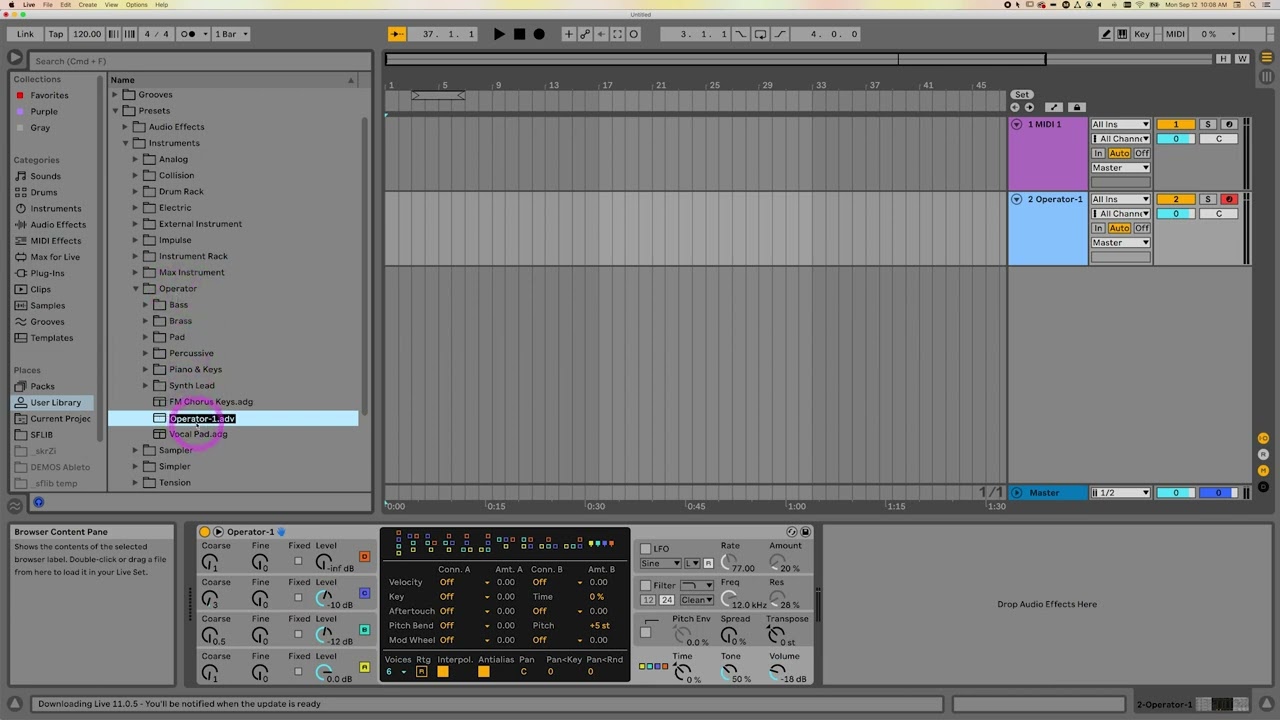 Operator, Part 1 B Saving Operator Presets