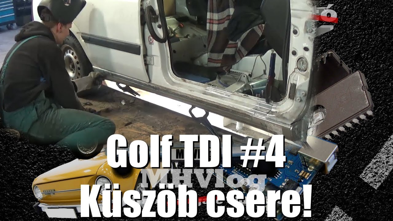 Golf TDI #4 Küszöb csere!