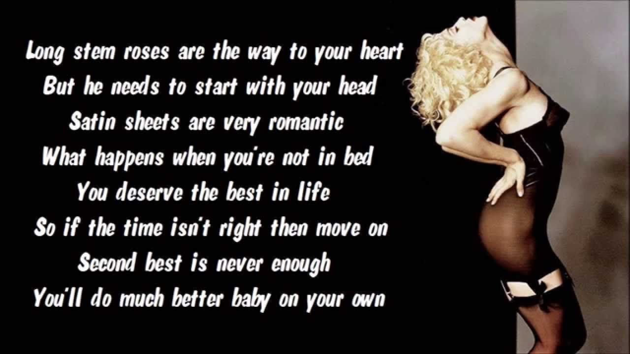 Madonna - Express Yourself Karaoke / Instrumental with lyrics on screen