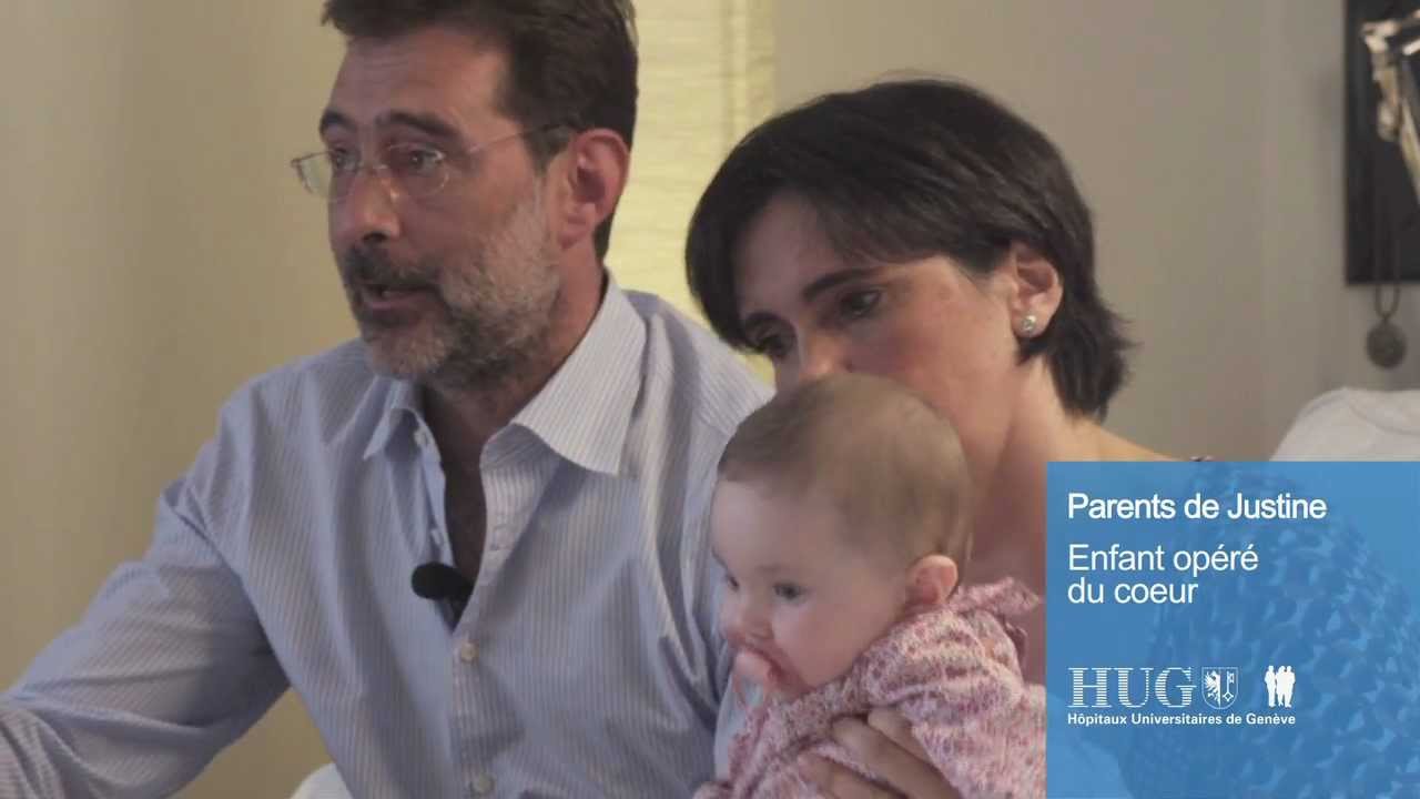 Opération du coeur: le témoignage des parents de Justine