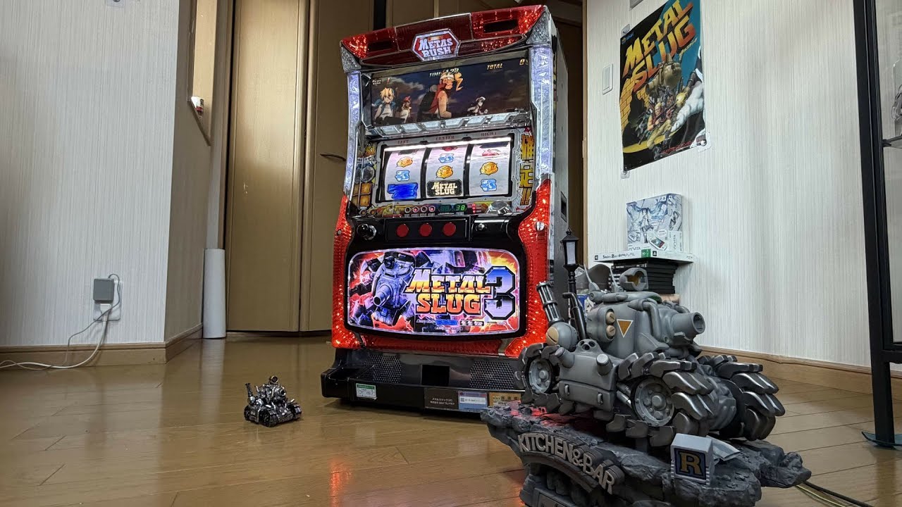 Rarest Metal Slug In the World - Metal Slug 3 Anime Pachislot Unboxing & Gameplay