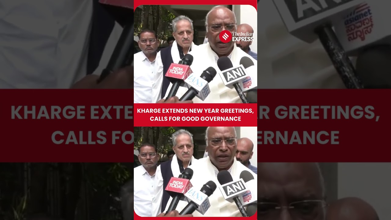 Bengaluru: Congress chief Mallikarjun Kharge extends New Year wishes, calls for good governance