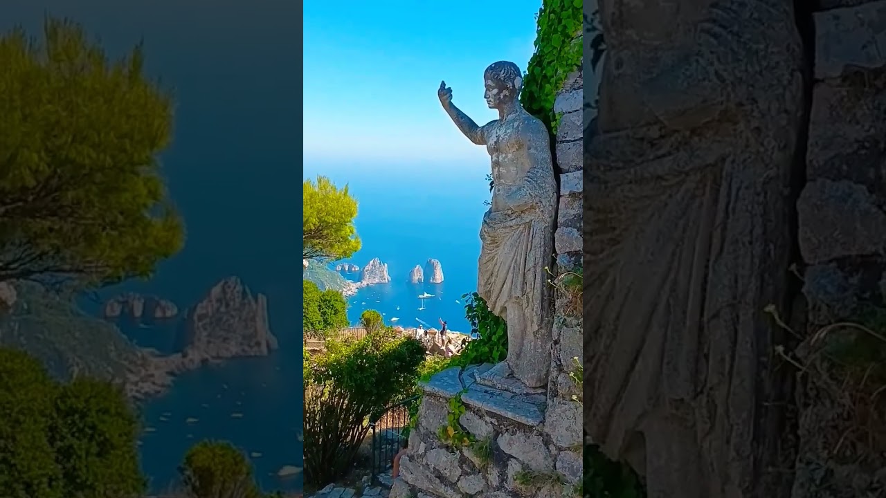 🇮🇹 CAPRI Monte Solaro #tiberio #capri #italy #explore #world  #2023 #tourist  #europe #travel #relax
