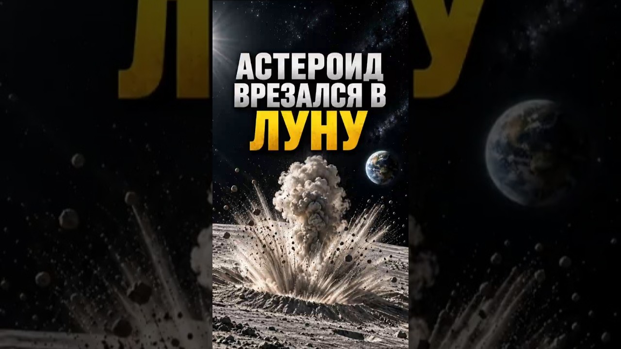 NASA нашло след мощного удара на Луне