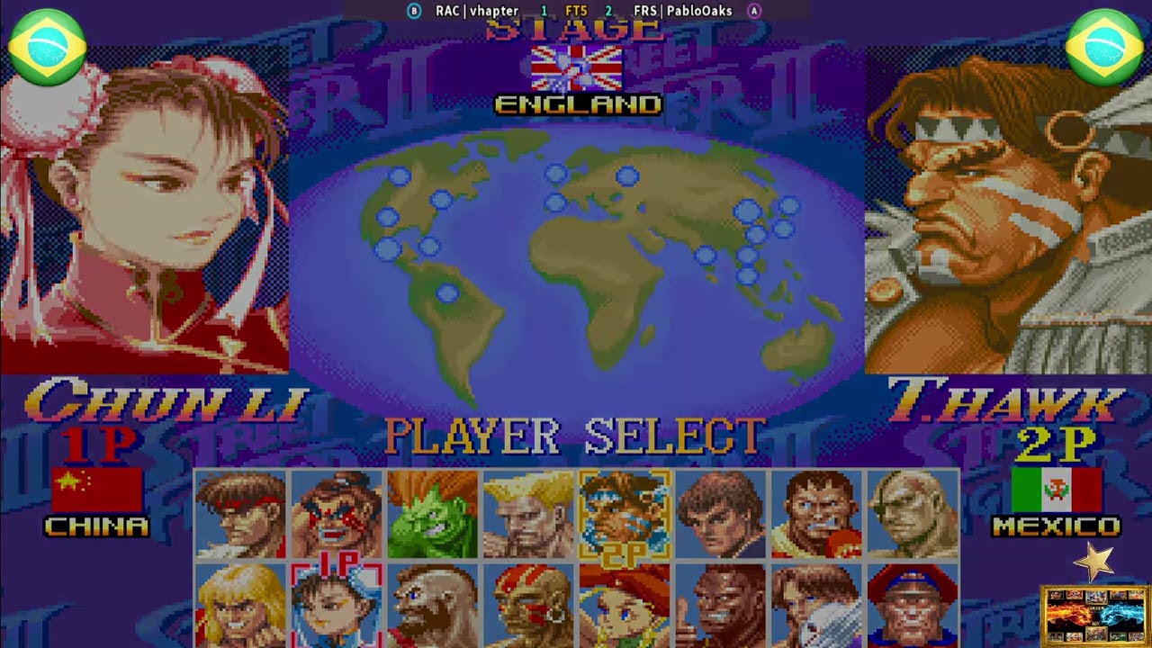 🎮Super Street Fighter II X grand master RAC  vhapter Vs FRS  PabloOaks🎮⏰02 06 2025⏰