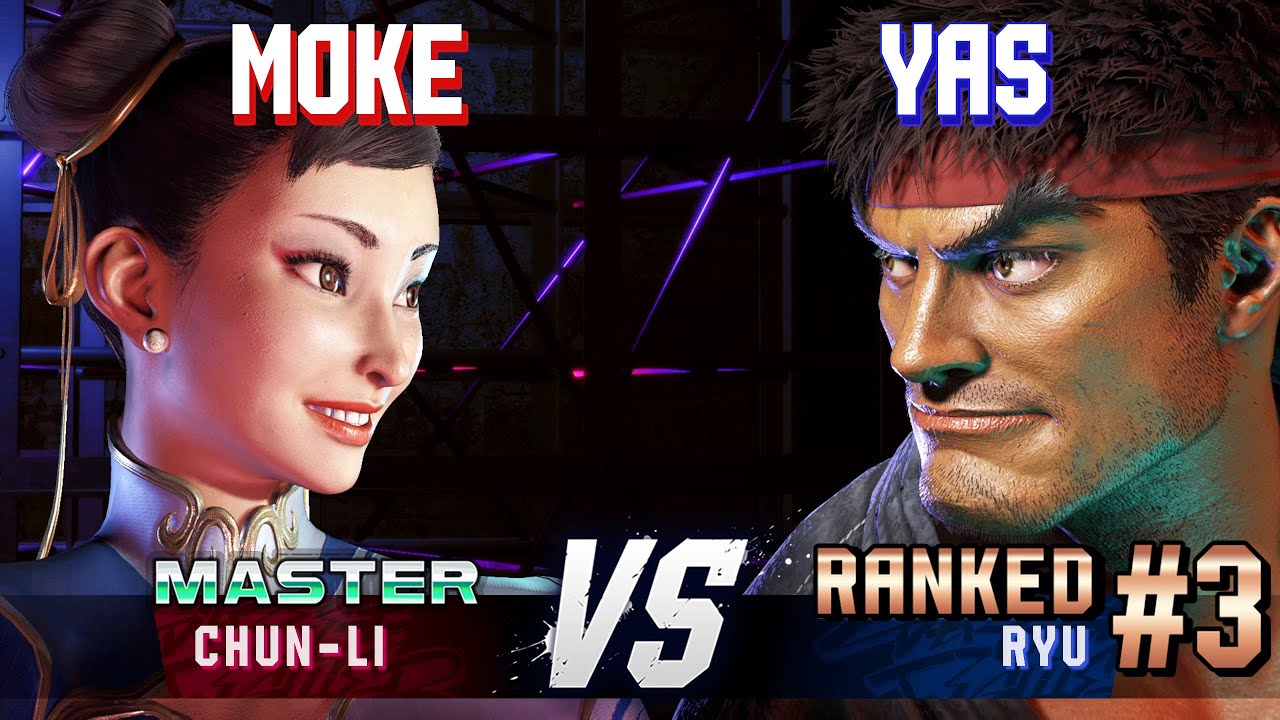 SF6 ▰ MOKE (Chun-Li) vs YAS (#3 Ranked Ryu) ▰ High Level Gameplay
