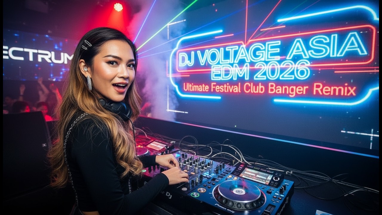 DJ VOLTAGE ASIA EDM PARTY 2026 | Ultimate Big Room Festival Drops