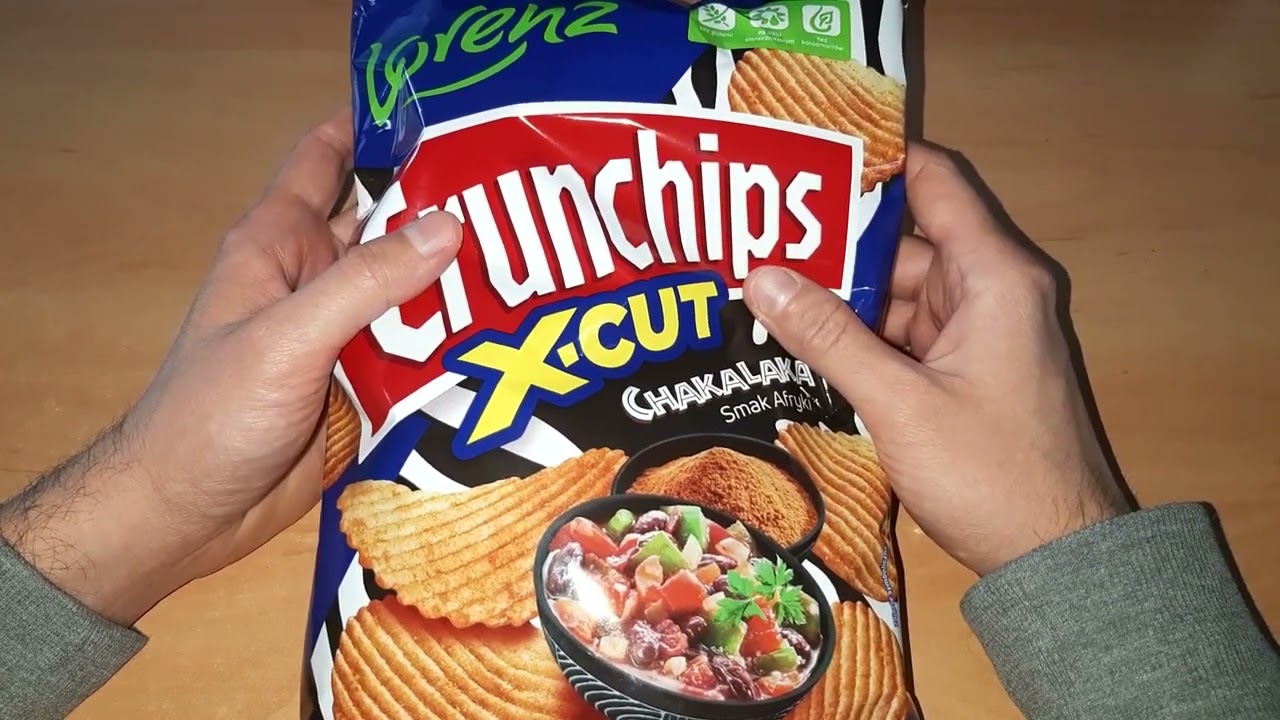 Crunchips Chakalaka Smak Afryki - unboxing, cena, opinie, test, recenzja, smak, zapach, skład, kcal