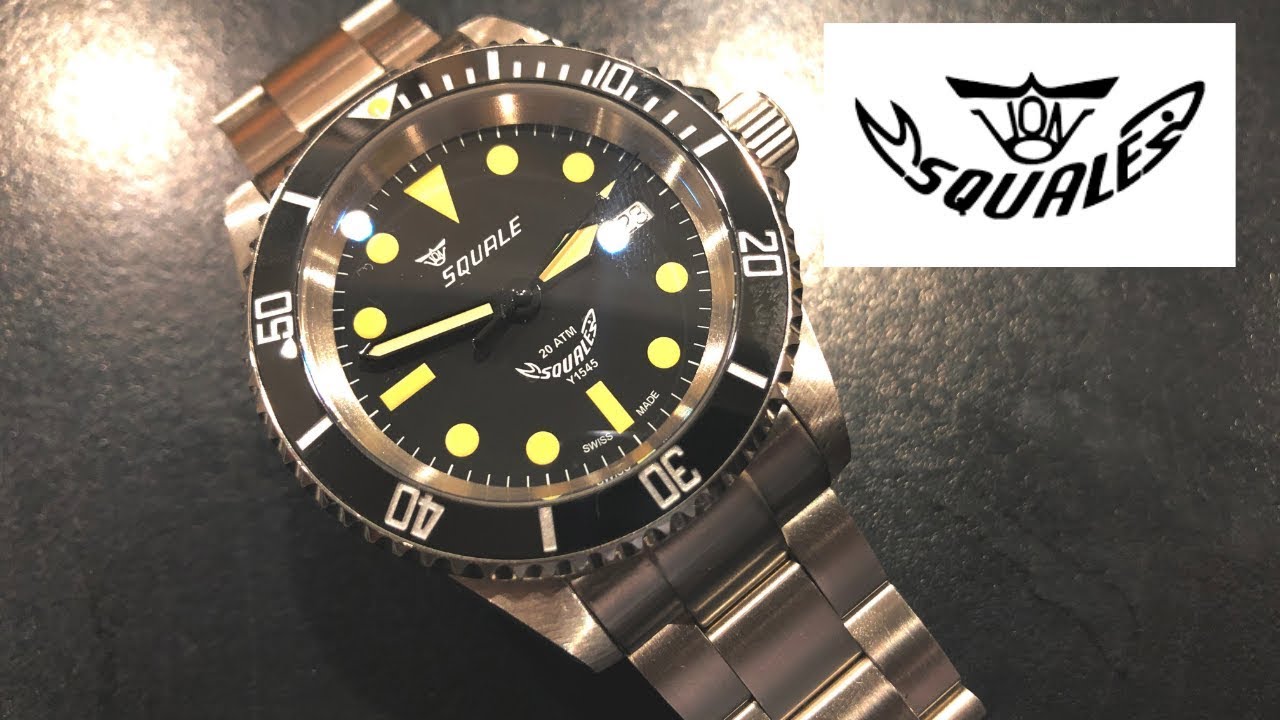 A Cool Military Swiss Diver - Squale Y1545 Is Very Accurate