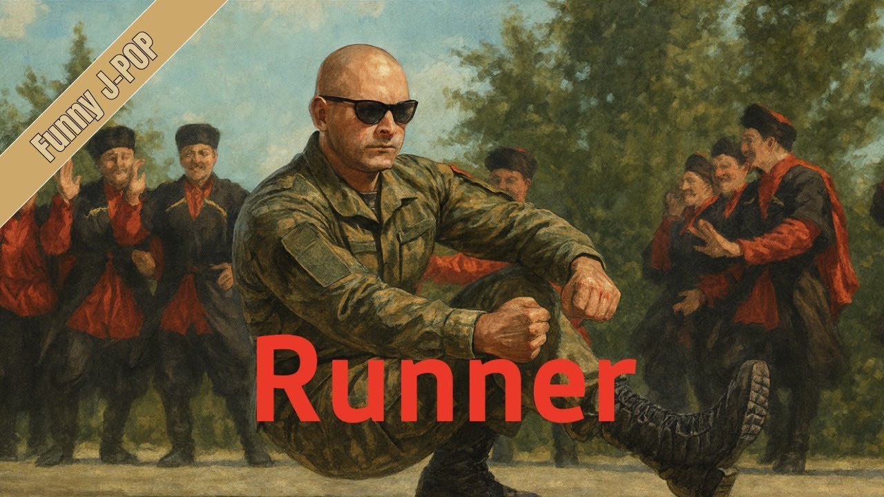 Runner / 爆風スランプ – Wild Cossack Battle-Folk Reboot ver. | Funny J-POP | Steppe Storm Voice
