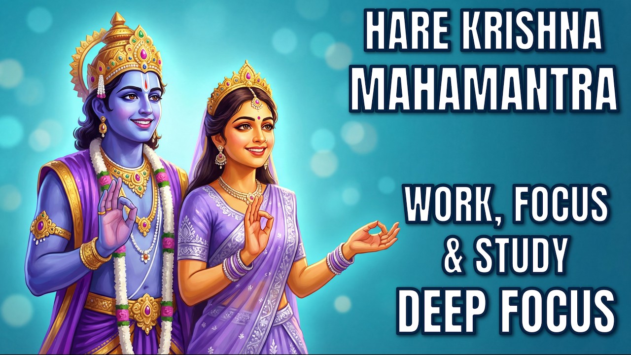 Hare Krishna Focus & Study | 70 BPM | Clear Attention