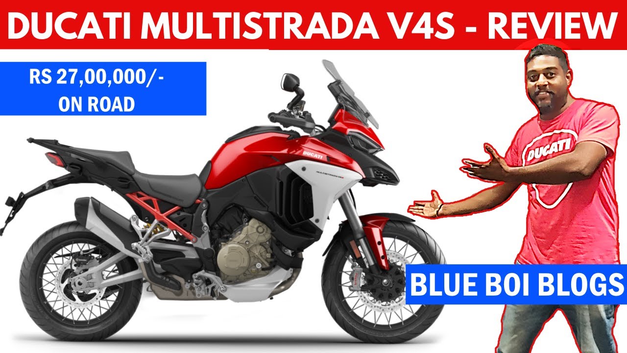 DUCATI MULTISTRADA V4S India Review | First Ride | blueboiblogs