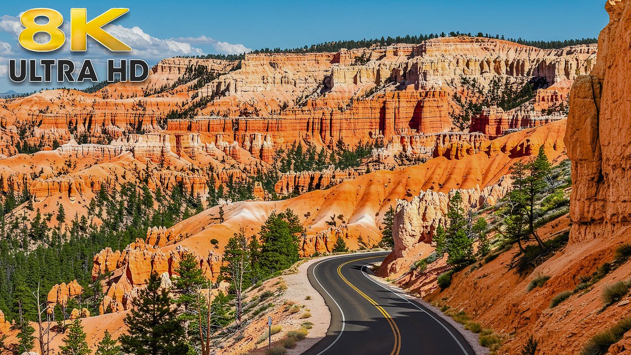 St. George to Bryce Canyon National Park Utah Scenic Drive 8K