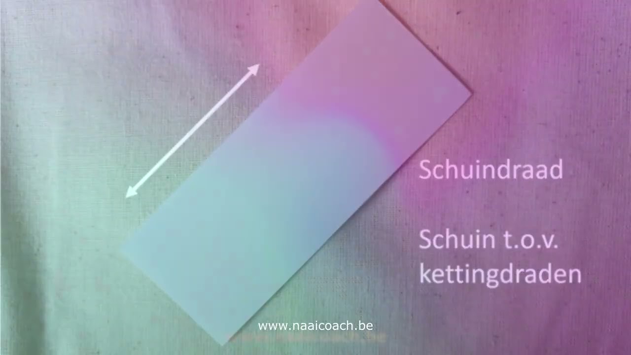 Hoe leg je de patroondelen op je stof? Rechte draad of schuindraad?