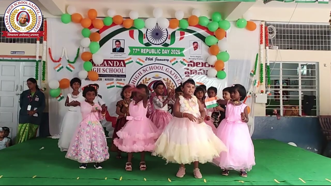 Sweet Lullaby Dance | Chandamama Raa – PP-1 Kids | Nalanda High School, Gajwel