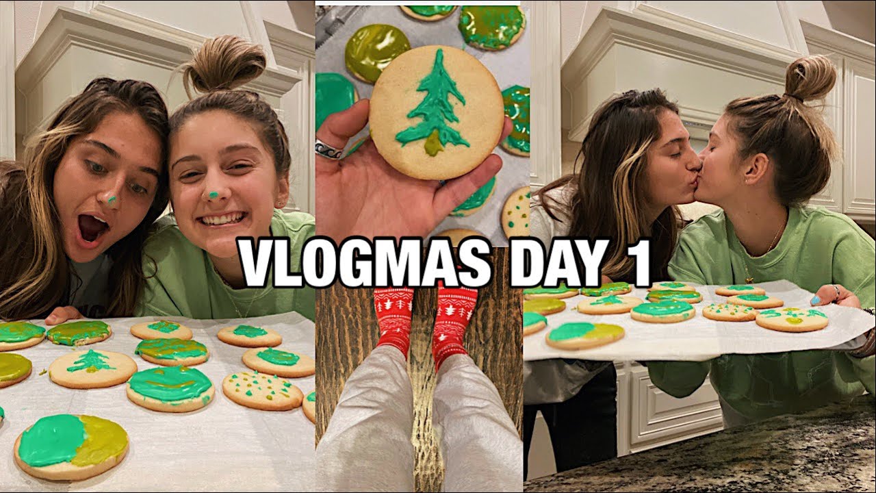 VLOGMAS DAY 1: december plans & baking holiday cookies!!!