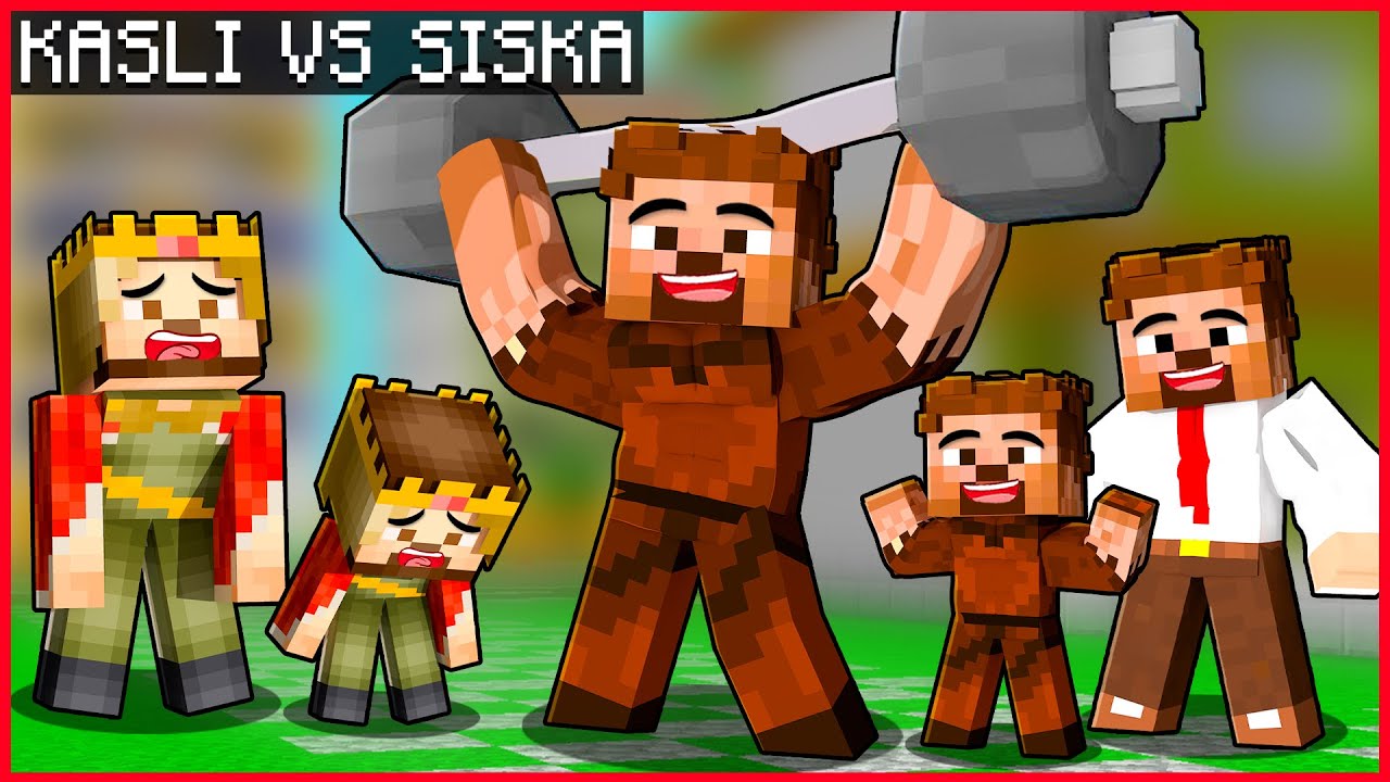 KASLI FAKİR AİLESİ VS SISKA ZENGİN AİLESİ KA,PIŞIYOR 😱 - Minecrafta