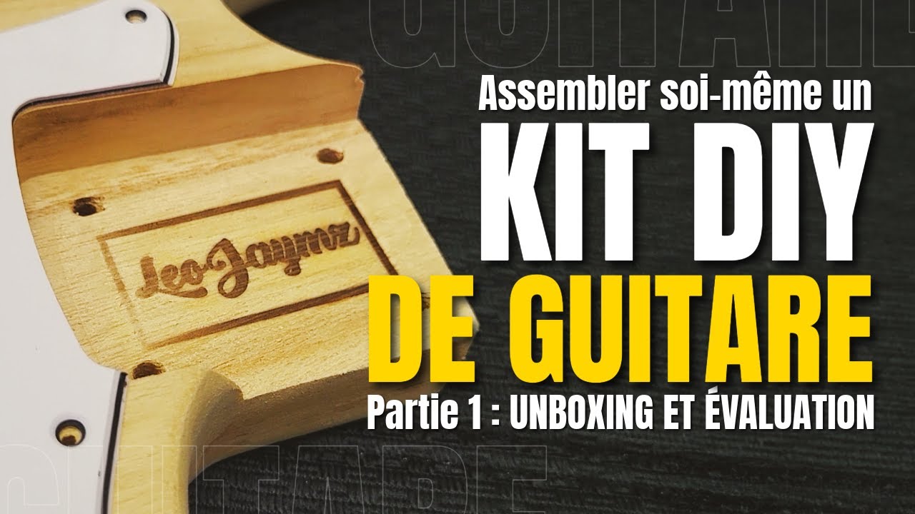 Le kit Guitare DIY le moins cher : Leo Jaymz ST  Partie 1 : Unboxing et évaluation