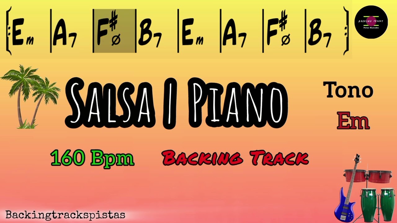 Backing Track Para Piano Salsero | Pista De Acompañamiento Para Practicar Salsa | Improvisación 