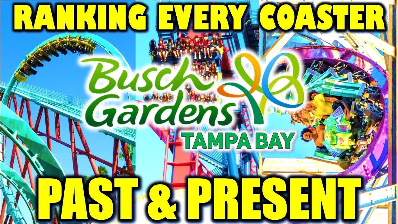Рейтинг всех американских горок в парке развлечений Busch Gardens Tampa — прошлое и настоящее